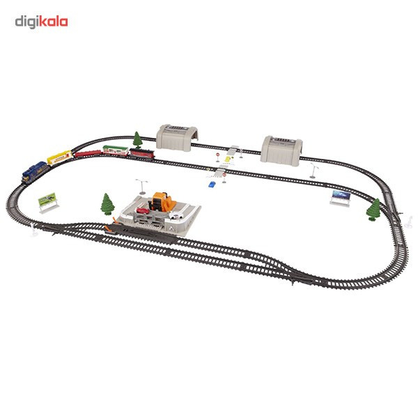 ست قطار شهری جکس پسفیک 56 تکه مدل Auto Loader City