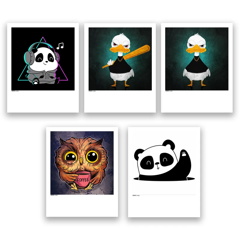 آویز تزیینی عرش مدل فانتزی کد Asa081 مجموعه پنج عددی