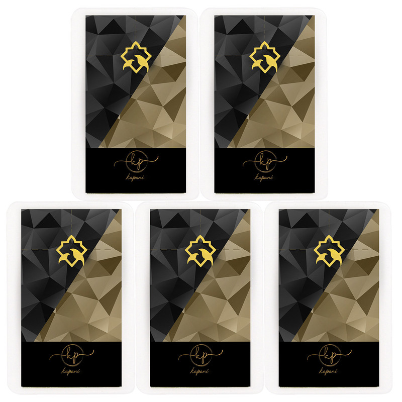 طلا گرمی 18 عیار کاپانی مدل مرغ آمین کد kc010-p5 بسته 5 عددی