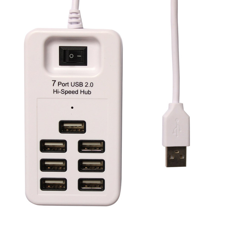 هاب USB 2.0 هفت پورت مدل P-1602