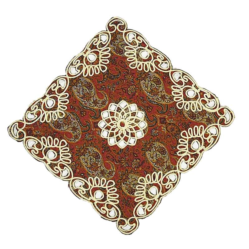 رومیزی ترمه مدل نسترن کد T/36