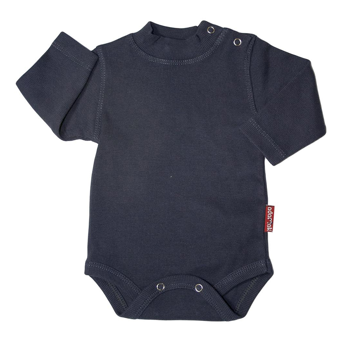بادی آستین بلند نوزادی آدمک کد 171001 رنگ نوک مدادی