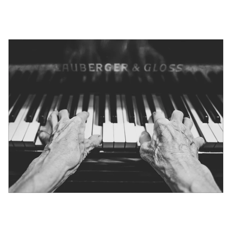 تابلو شاسی ونسونی طرحVessel Of clavier سایز 50x70 سانتی متر