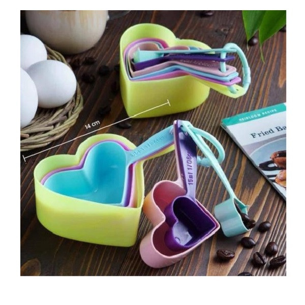 پیمانه اندازه گیری مدل قلب بسته 6 عددی