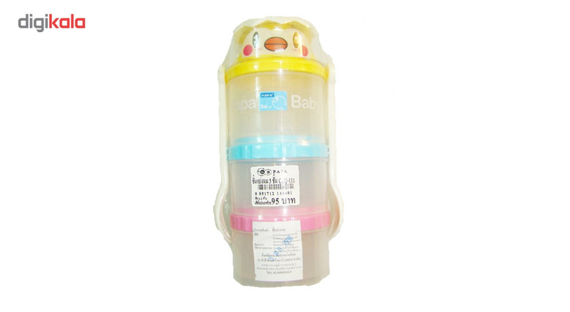 ظرف نگهدارنده غذای کودک پاپا مدل 4481