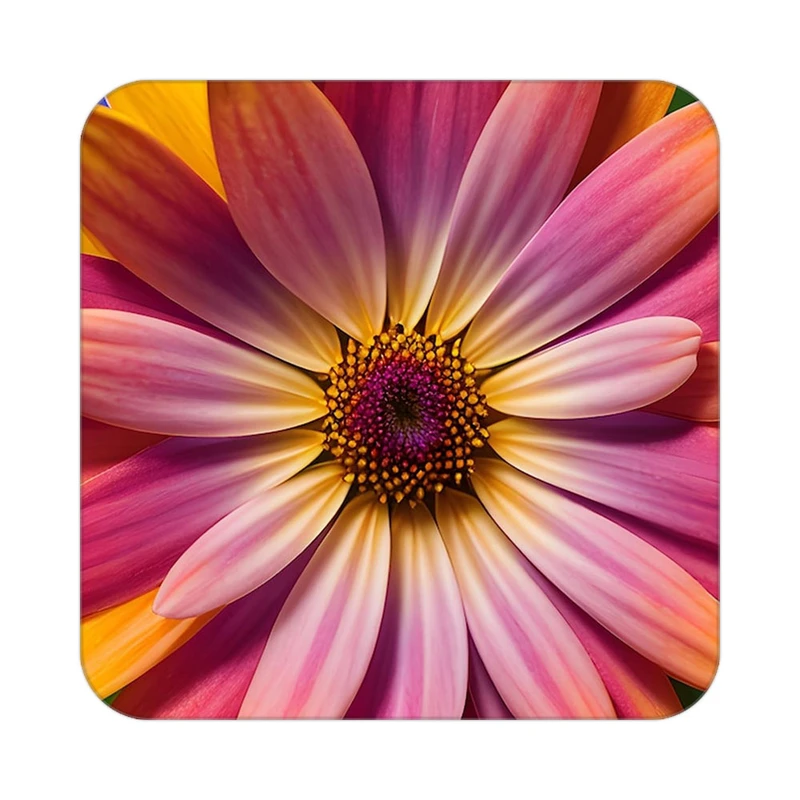 زیر لیوانی کاکتی طرح گل مدل mp16725