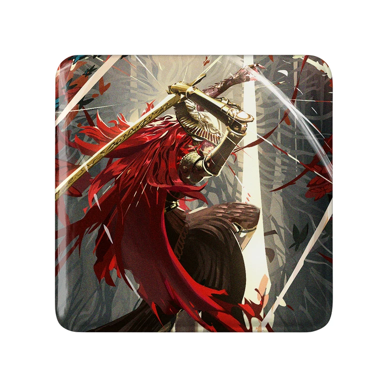 مگنت خندالو طرح بازی الدن رینگ (Elden Ring) مدل مربعی کد 31272