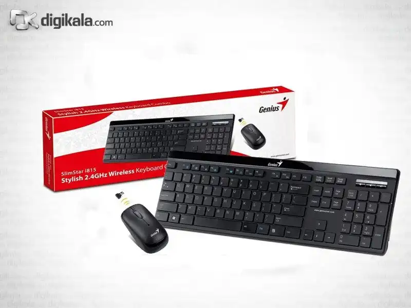 کیبورد و ماوس جنیوس اسلیم استار i815