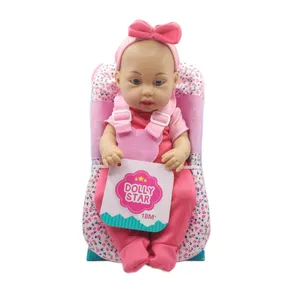 عروسک پولیشی طرح نوزاد مدل کالسکه دار ارتفاع 30 سانتی متر