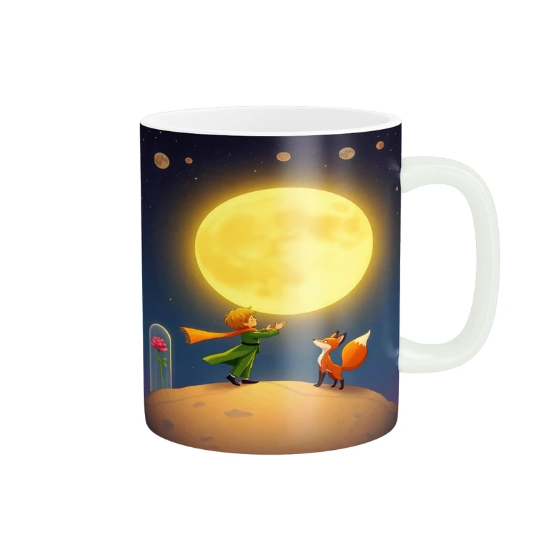 ماگ پادآفرین مدل کارتونی طرح شازده کوچولو کد p9193