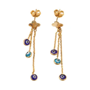 گوشواره طلا 18 عیار سپیده گالری کد SE0007