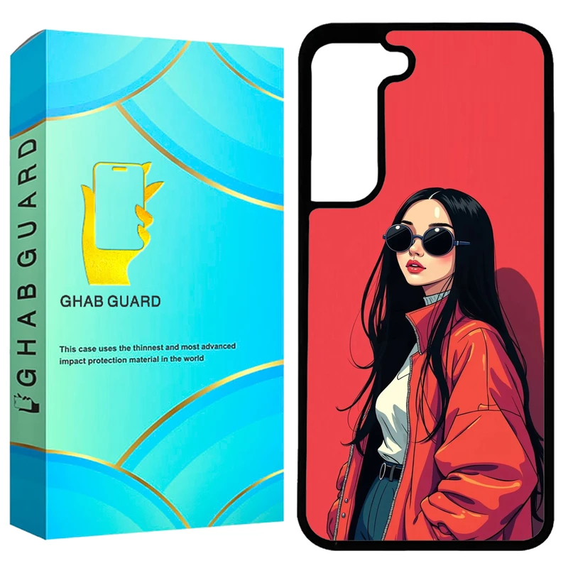 کاور قاب گارد طرح دختر مدل GCHPA21F مناسب برای گوشی موبایل سامسونگ Galaxy S21 FE 5G