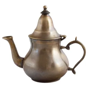 قوری برنزی طرح ساده آنتیک  کد 080010082