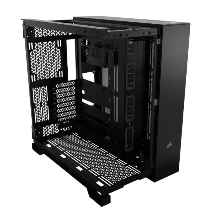 کیس کامپیوتر کورسیر مدل 6500D AIRFLOW RGB Dual Chamber BK