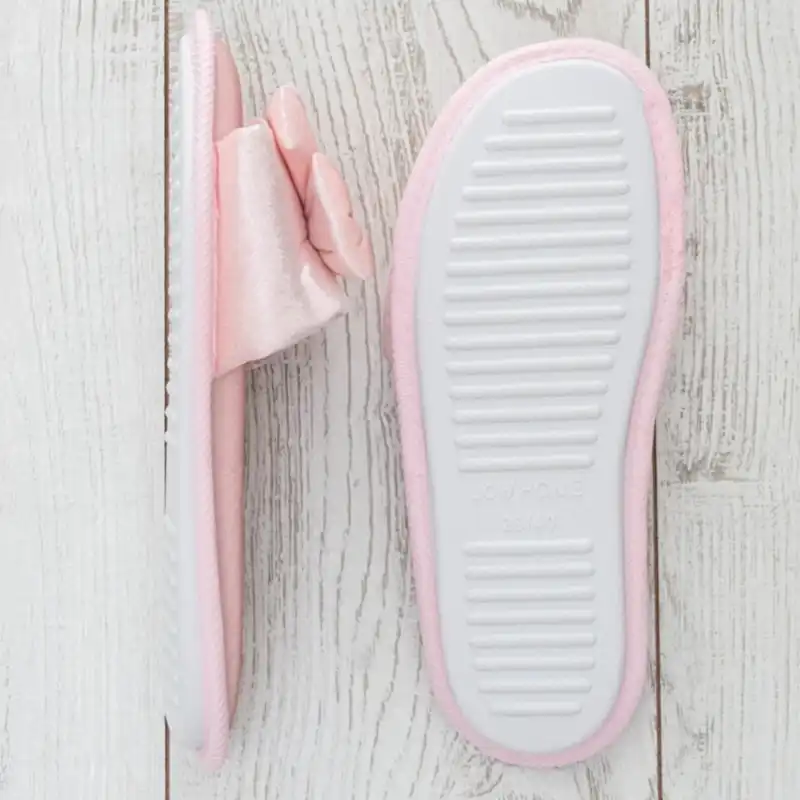 دمپایی حوله ای ال سی دابلیو هوم مدل استپ دار پاپیون