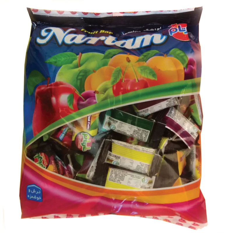 لواشک مجلسی نارتام - 1000 گرم بسته 100 عددی