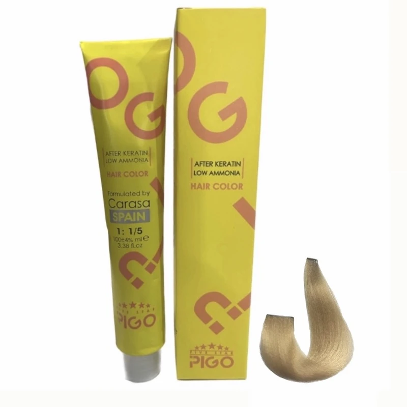 رنگ مو پیگو  شماره 12.15 حجم 100 میلی لیتر رنگ سوپر پلاتینه عروسکی