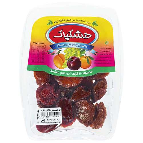 آلو سانتریزه ترش خشکپاک مقدار 250 گرم