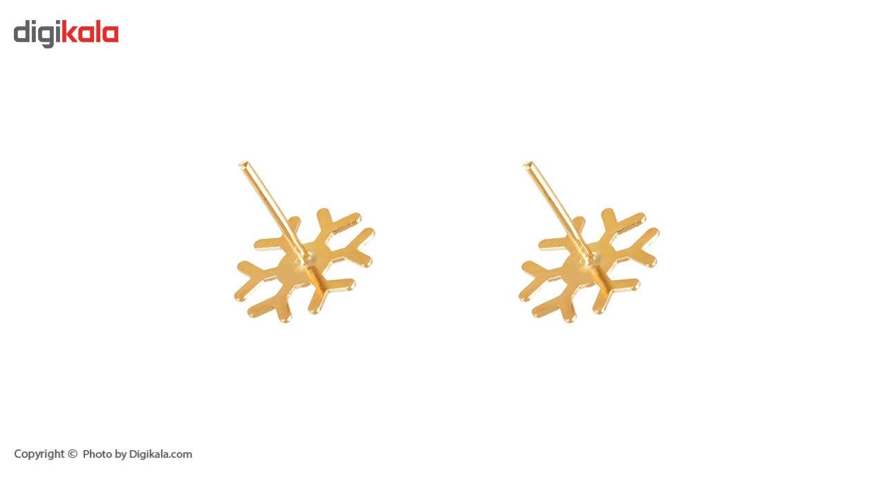 گوشواره طلا 18 عیار زنانه ماهک مدل ME0670 -  - 3
