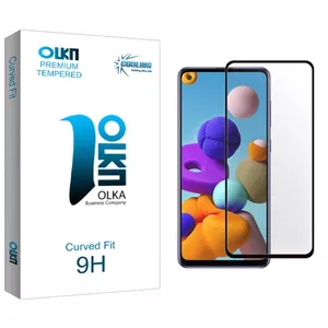 محافظ صفحه نمایش شیشه ای کولینگ مدل Olka مناسب برای گوشی موبایل سامسونگ Galaxy A21s