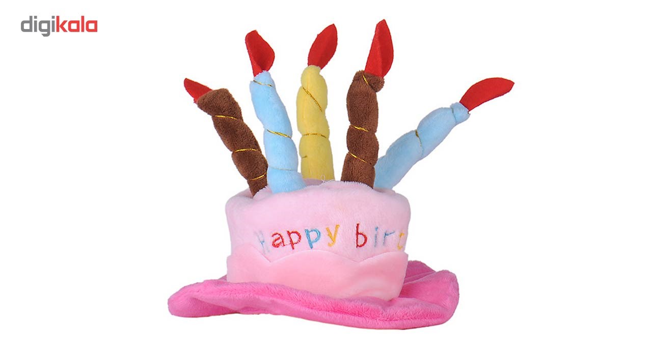 کلاه مهمانی سگ مدل Birthday Cake-P