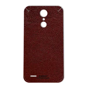 MAHOOT Natural Leather Cover Sticker for LG K10 2017