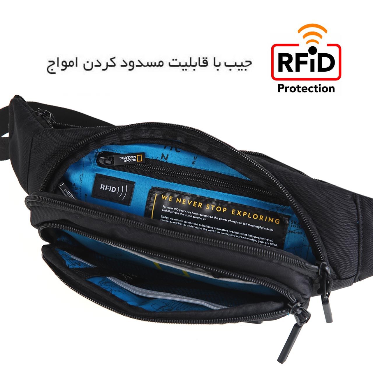 کیف کمری نشنال جئوگرافیک مدل N 20901 -  - 8
