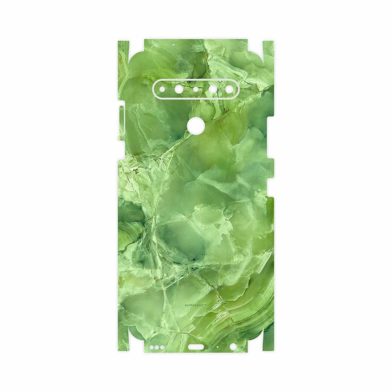 برچسب پوششی ماهوت مدل Green-Crystal-Marble-FullSkin مناسب برای گوشی موبایل ال جی K61
