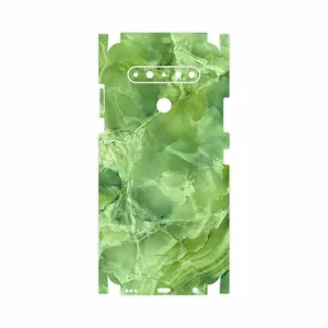 MAHOOT Green-Crystal-Marble-FullSkin Cover Sticker for LG K61