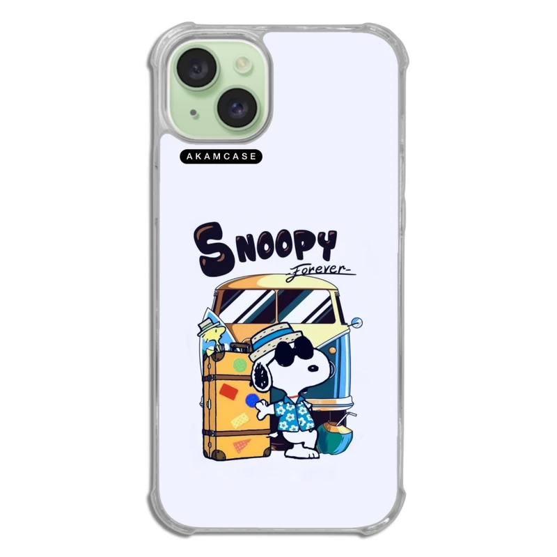 کاور آکام مدل AMCWTA15PLUS-SNOOPY11 مناسب برای گوشی موبایل اپل iPhone 15 Plus