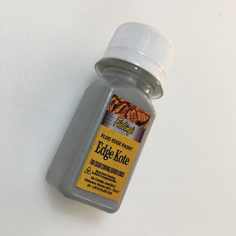 رنگ طوسی لبه چرم ادج کوت مدل EK-Grey-20 حجم 20 میلی لیتر