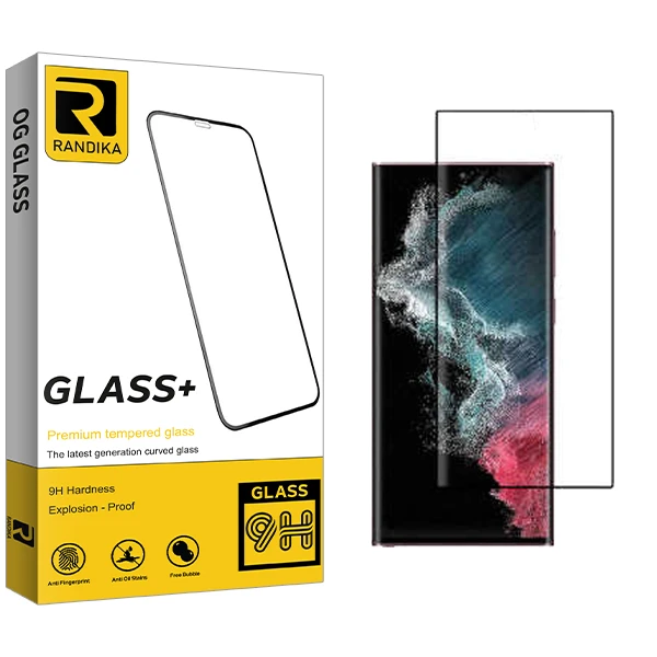 محافظ صفحه نمایش شیشه ای راندیکا مدل RK مناسب برای گوشی موبایل سامسونگ Galaxy S22 Ultra 5G