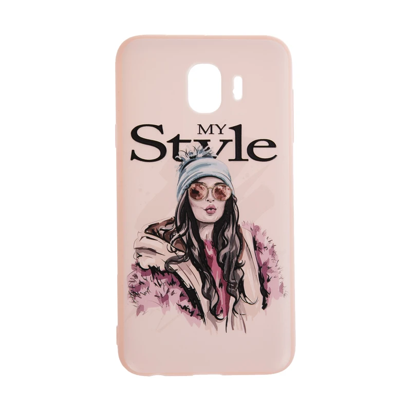 کاور مدل TNG طرح Violet My Style مناسب برای گوشی موبایل سامسونگ Galaxy J4 2018