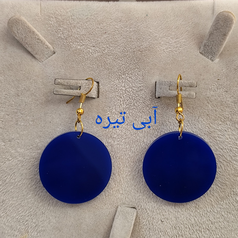 گوشواره زنانه مدل دایره پلکسی
