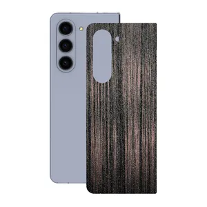 Remax cover sticker Leth model wood design suitable for Samsung Galaxy Z Fold5 mobile phone