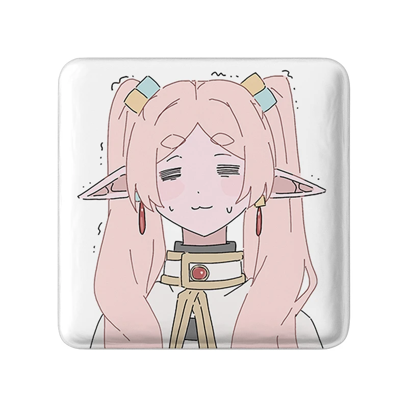 پیکسل خندالو طرح انیمه فریرن (Frieren) مدل مربعی کد 33959