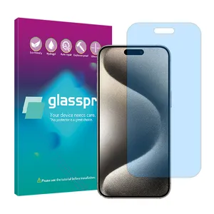 Glass Pro Resistant model anti-blue ray screen protector suitable for Apple iPhone 15 Pro Max mobile phone