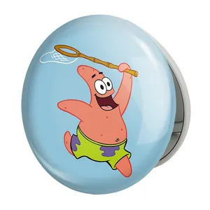 آینه جیبی خندالو طرح پاتریک مدل تاشو کد 24703 