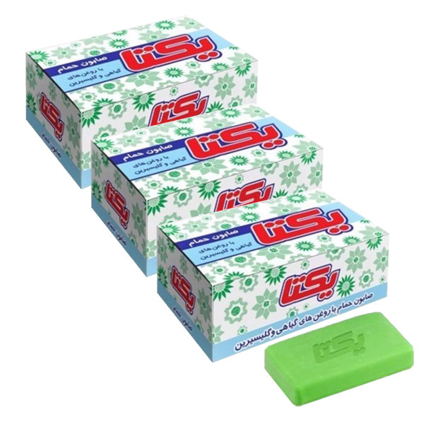 صابون شستشو یکتا مدل General وزن 120 گرم مجموعه 3 عددی صابون شستشو یکتا مدل General وزن 120 گرم مجموعه 3 عددی