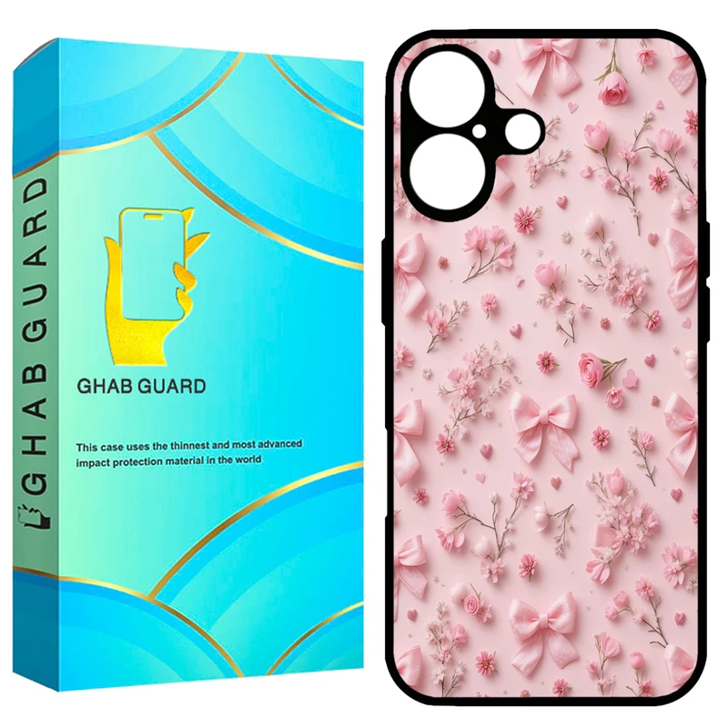 کاور قاب گارد طرح گل و پاپیون مدل G17N مناسب برای گوشی موبایل اپل iPhone 17