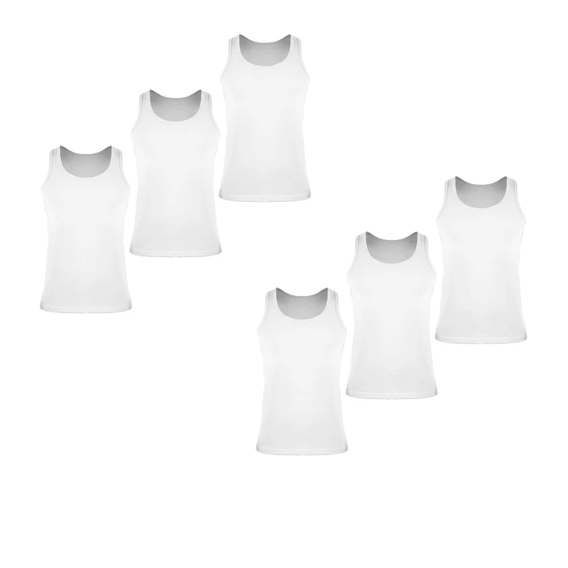 زیرپوش رکابی مردانه مدل 985 دورو نیکو بسته 6 عددی