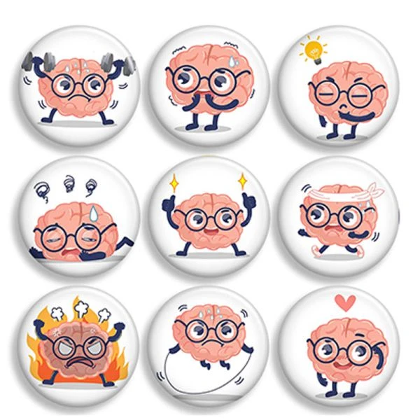 پیکسل طرح مغز کد 0225 مجموعه 9 عددی