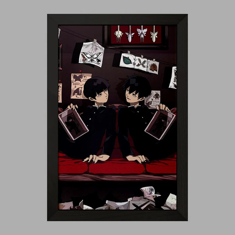 تابلو خندالو مدل شییکو انیمه موب سایکو Mob Psycho 100 کد 24482