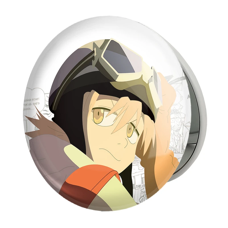 آینه جیبی خندالو طرح هاروکو انیمه فولی کولی Fooly Cooly مدل تاشو کد 23537 