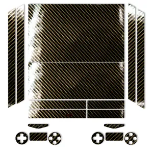 MAHOOT  Brown Shine-carbon Special Special Sticker for PS4