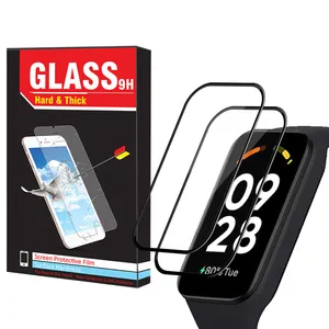 محافظ صفحه نمایش هارد اند تیک مدل Nano Pmma HT مناسب برای ساعت هوشمند شیائومی Smart Band 9 Active بسته دو عددی