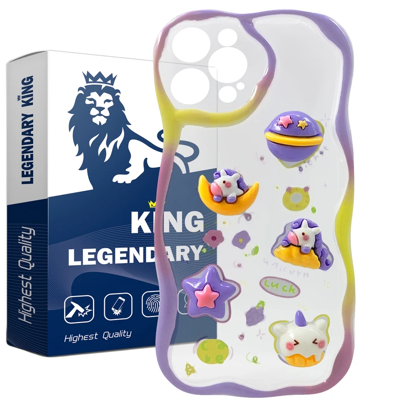 کاور لاین کینگ مدل TPUUNICORN مناسب برای گوشی موبایل اپل IPhone 12 pro Max