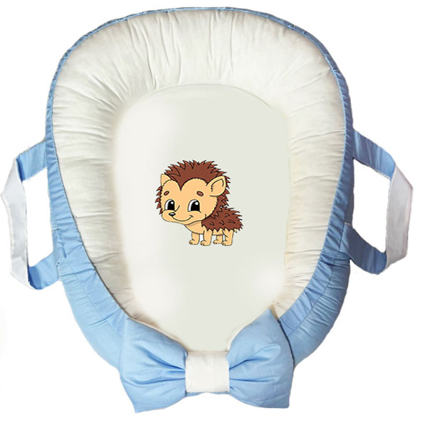 سرویس خواب سه تکه نوزاد ناریکو مدل گارد محافظ دار طرح جوجه تیغی کد 0391