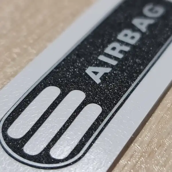 برچسب خودرو طرح ایربگ کد 10805A مناسب برای پژو 206