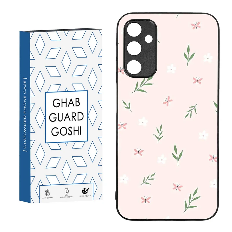 کاور قاب گارد گوشی طرح گل صورتی کد TPU-056 مناسب برای گوشی موبایل سامسونگ  GALAXY A24  